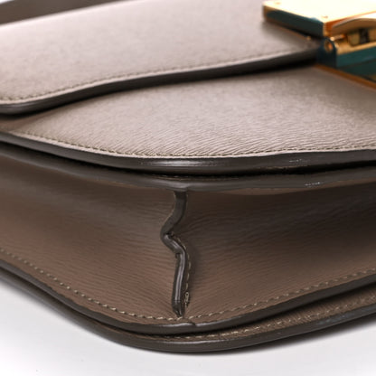 Celine Liege Calfskin Medium Classic Box Flap Bag Taupe 5 of 12
