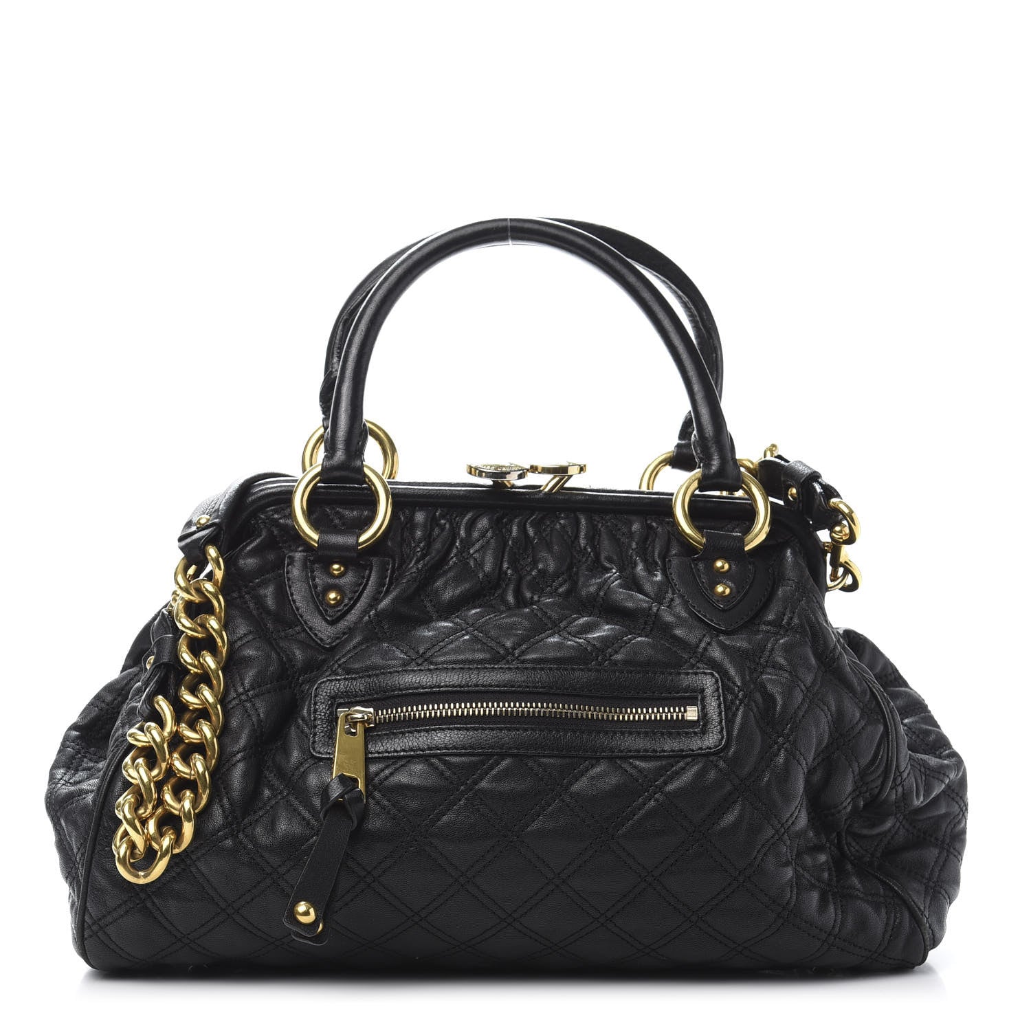 Marc Jacobs Calfskin Quilted Stam Black 1 of 16