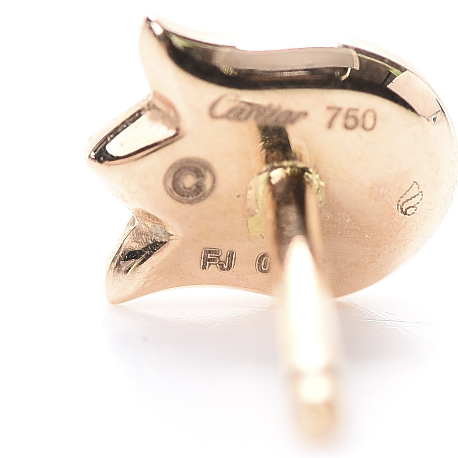 Cartier 18K Pink Gold Tulip Earrings 5 of 6