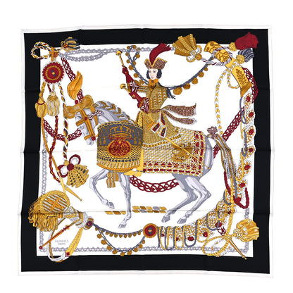Hermes Silk Le Timbalier Scarf 90 1 of 3