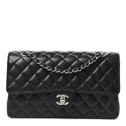 Chanel Caviar Quilted Medium Double Flap Black 1 of 10