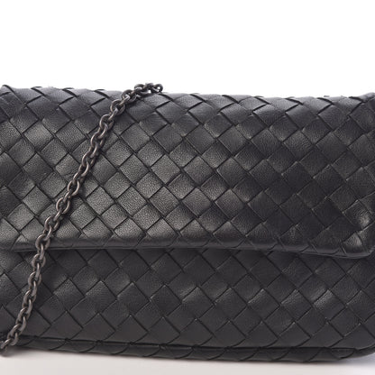 Bottega Veneta Nappa Intrecciato Mini Messenger Bag Black 7 of 9