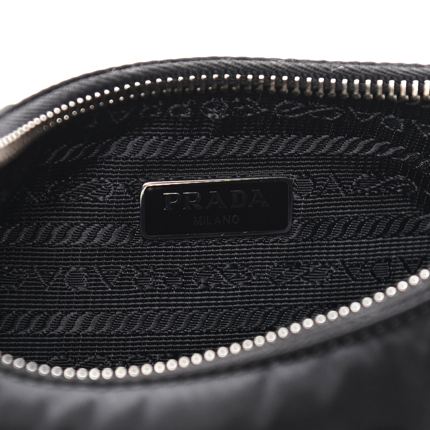 Prada Nylon Re-Edition 2005 Shoulder Bag Black 6 of 10