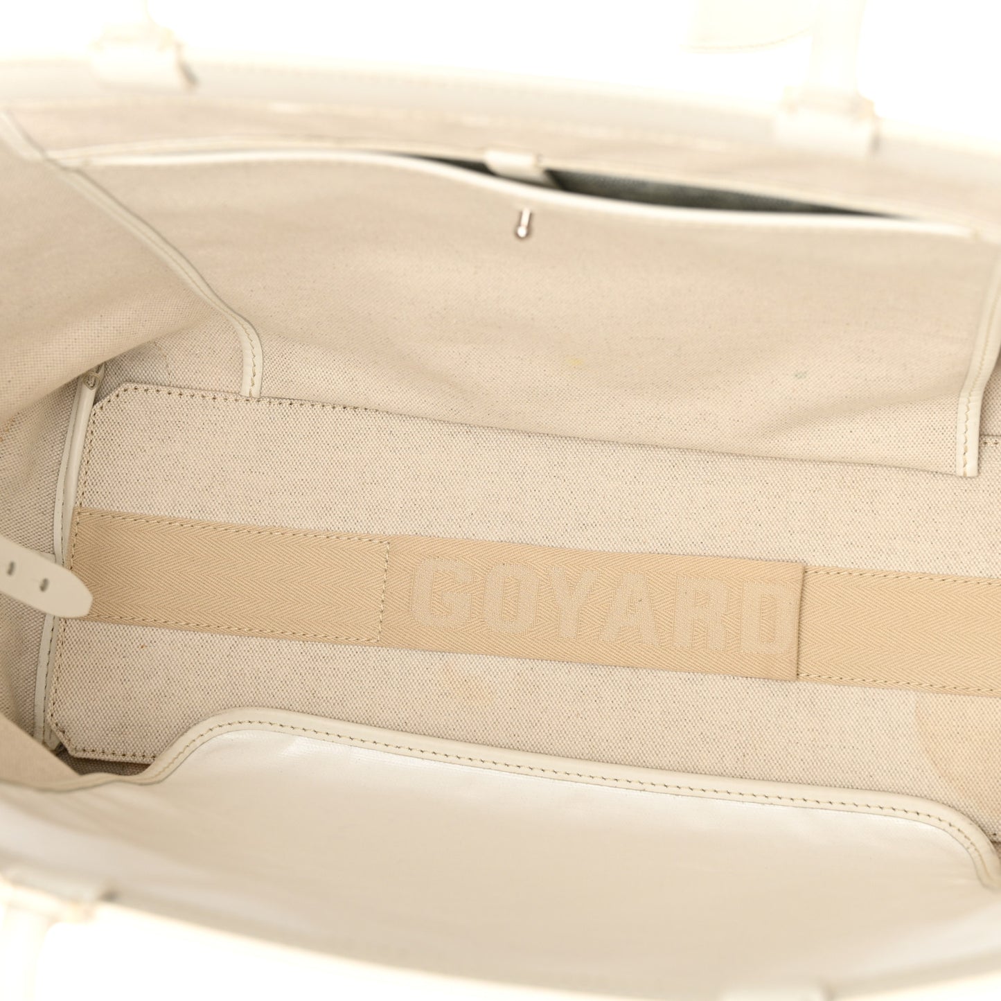 Goyardine Bellechasse PM White