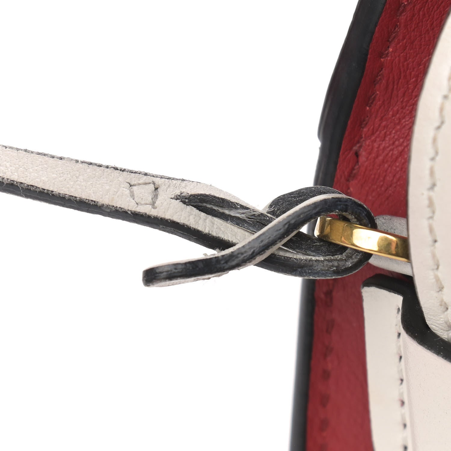 Prada City Calf Saffiano Esplanade Crossbody Bag Fuoco White 11 of 12
