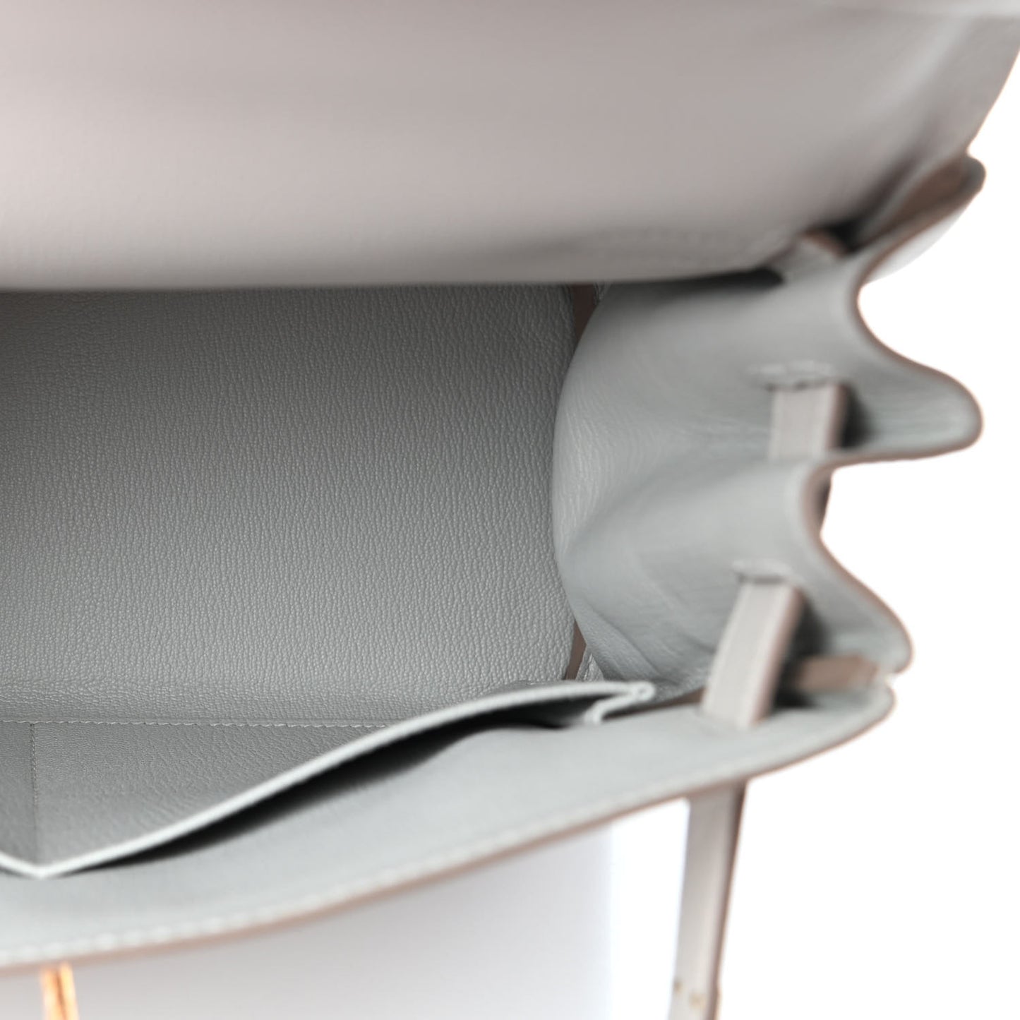 Evercolor Kelly Retourne 28 Gris Perle