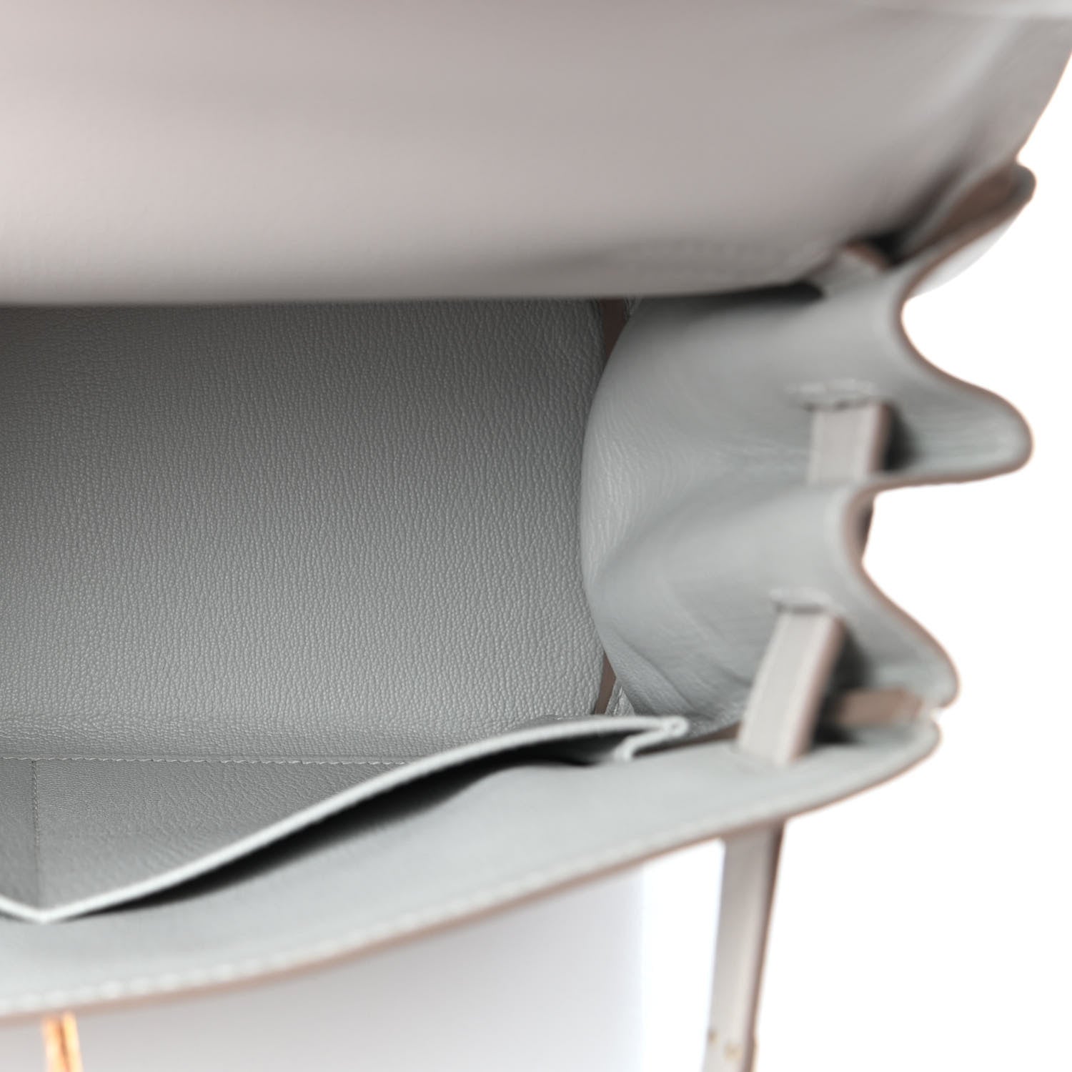 Hermes Evercolor Kelly Retourne 28 Gris Perle 5 of 13