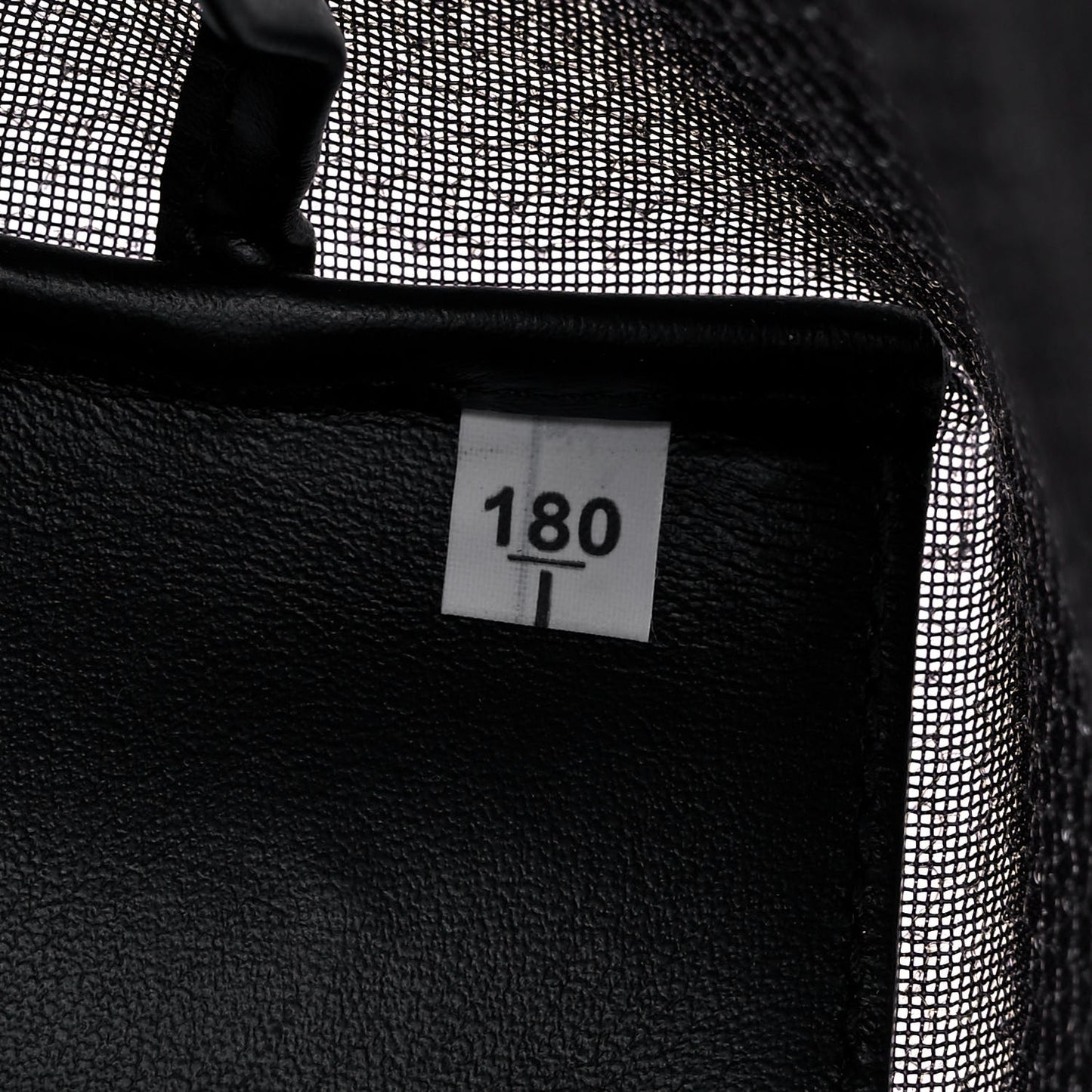 Sequin Mesh Small Tote Bag Black