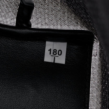 Prada Sequin Mesh Small Tote Bag Black 8 of 14