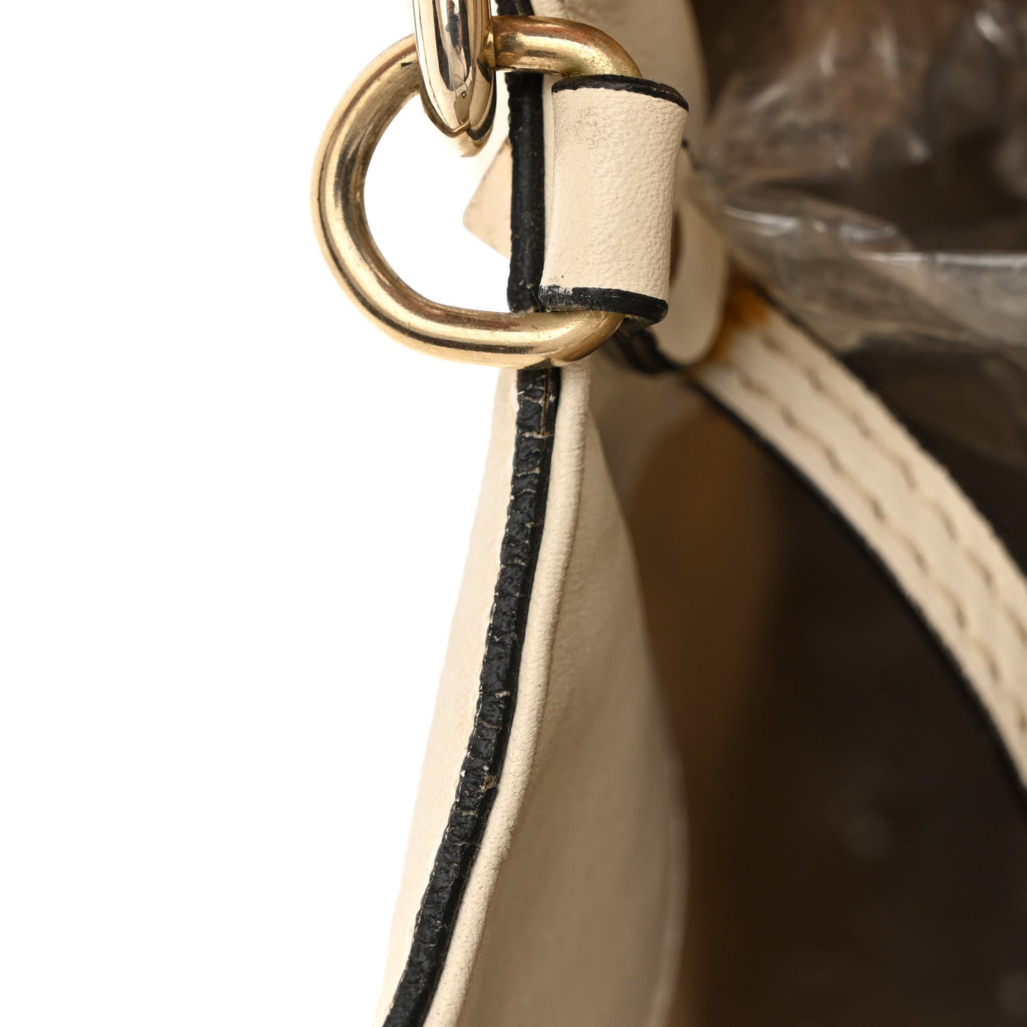 Valentino Garavani Vitello Rockstud All Over New Dome Bucket Tote Ivory 14 of 18