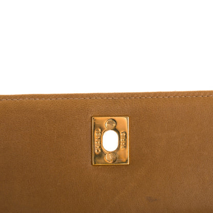 Chanel Lambskin Quilted Shoulder Bag Beige 7 of 10