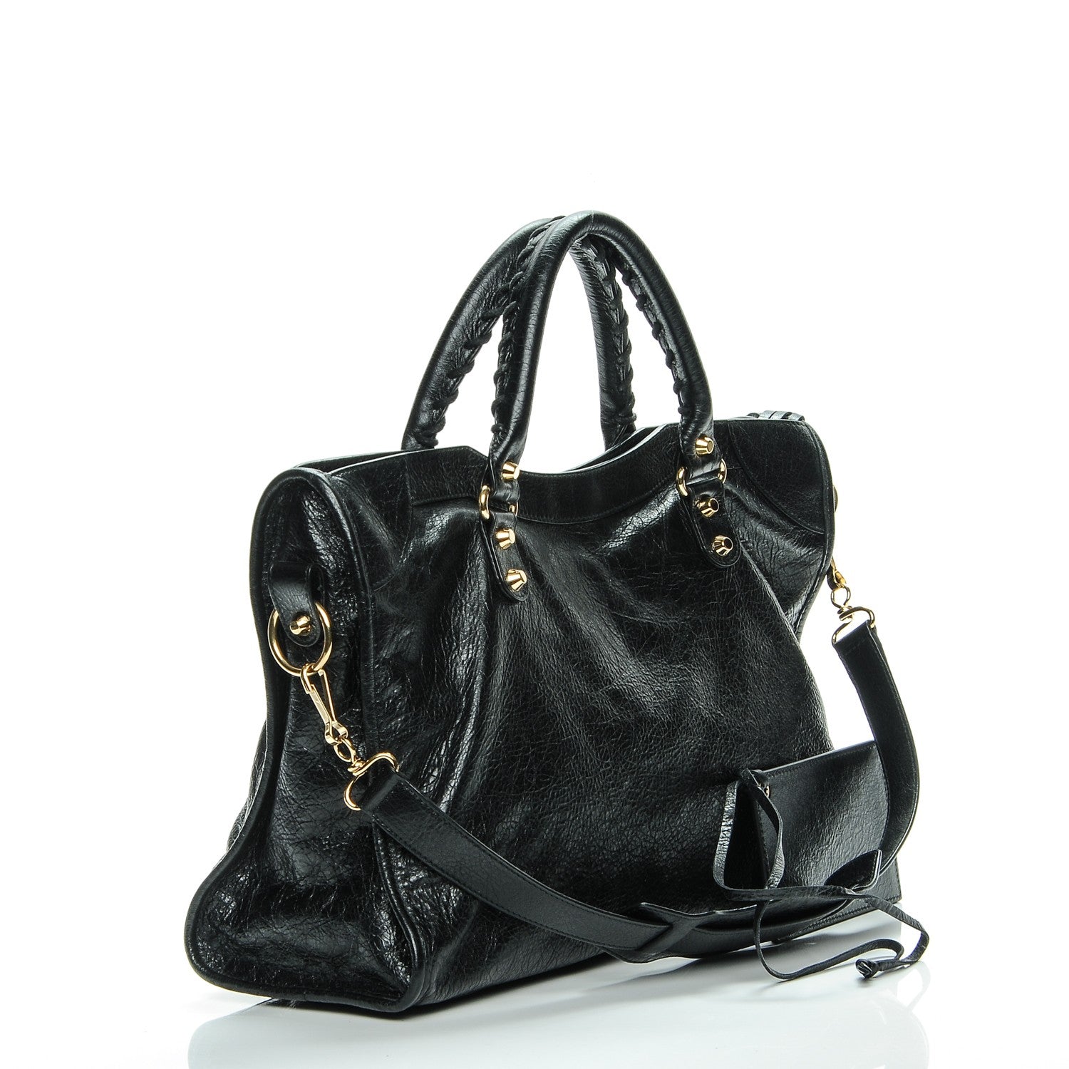 Balenciaga Agneau Classic Gold Hardware City Black 3 of 8