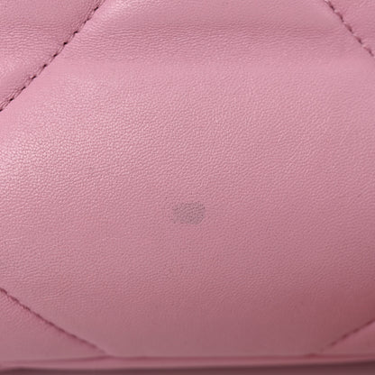 Chanel Lambskin Quilted Medium Chanel 19 Flap Pink 12 of 17