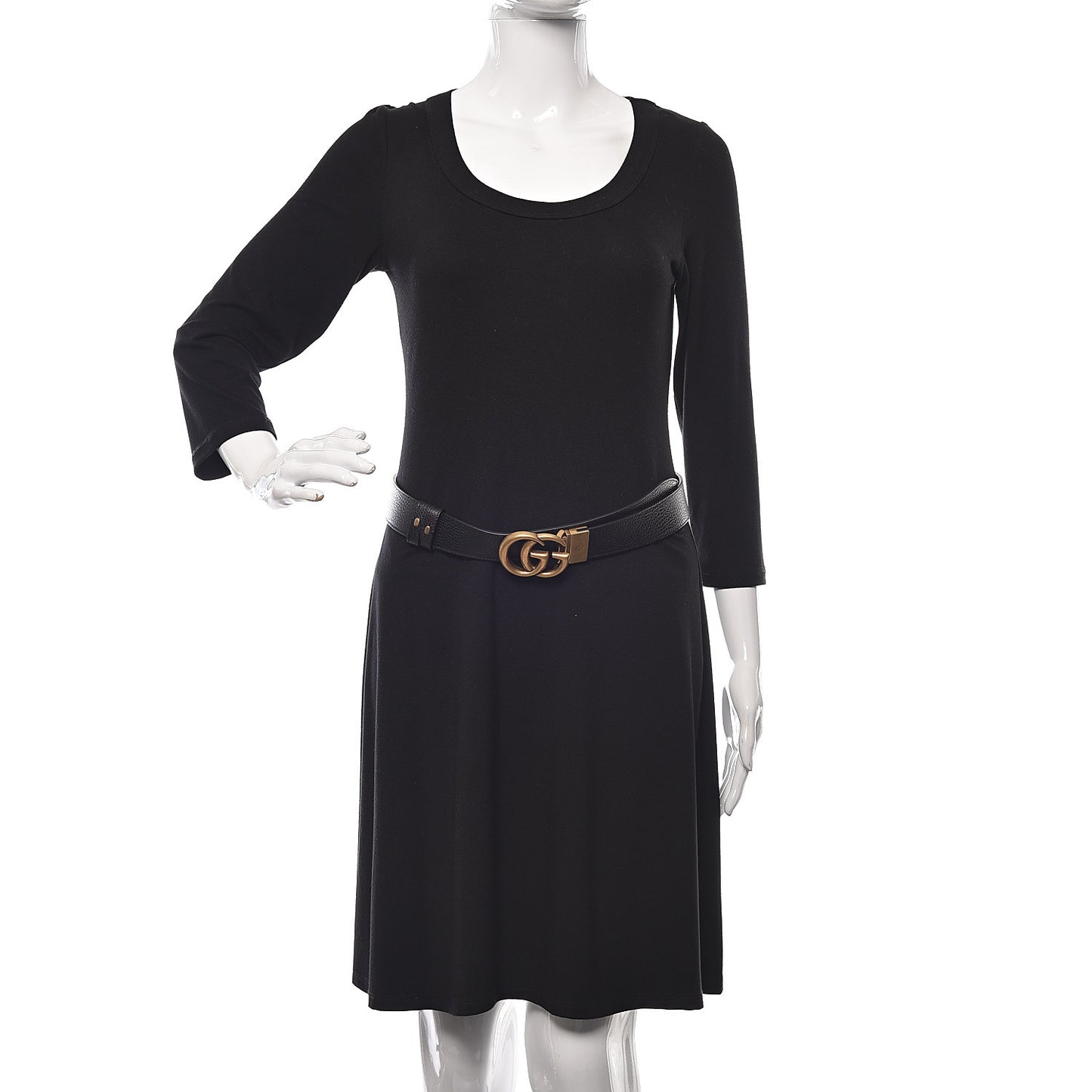 Calfskin Double G Reversible 37mm Belt 85 34 Black Cocoa