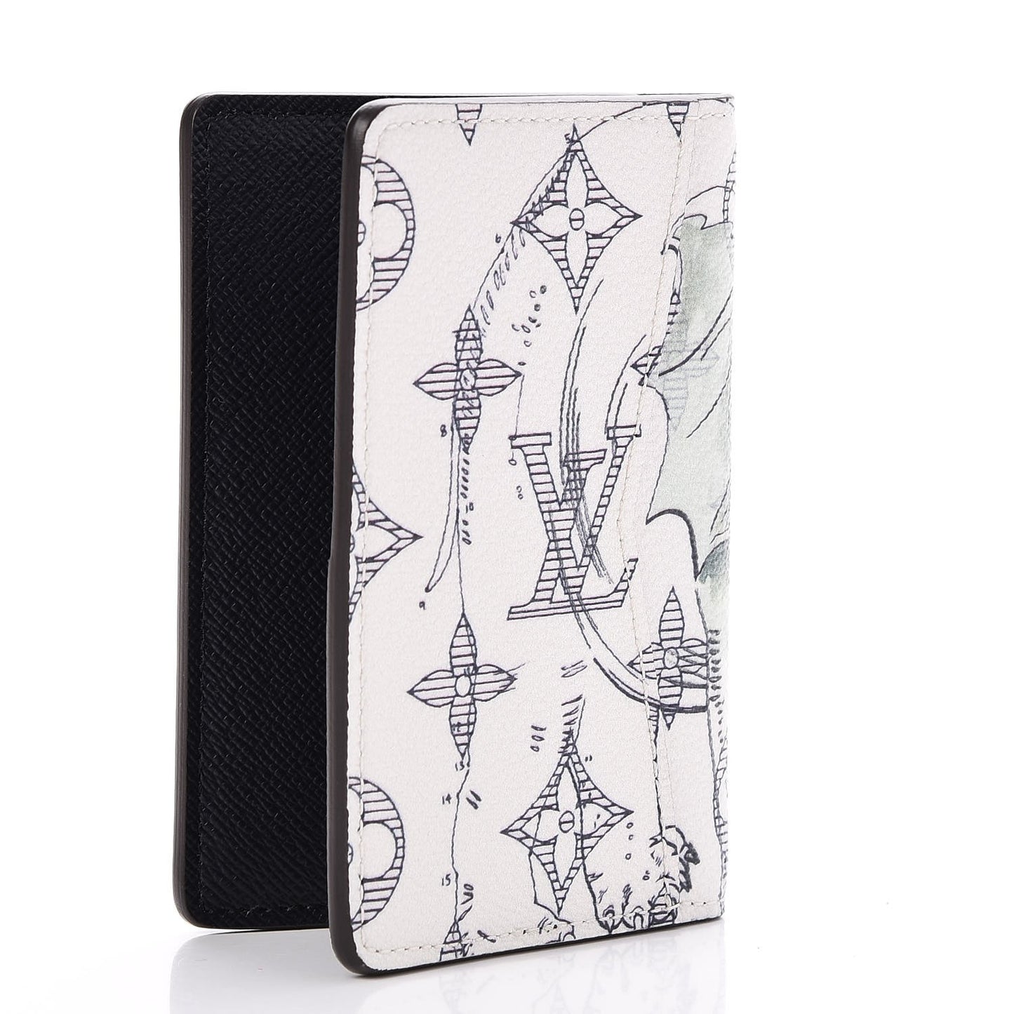 Savane Monogram Chapman Pocket Organizer White