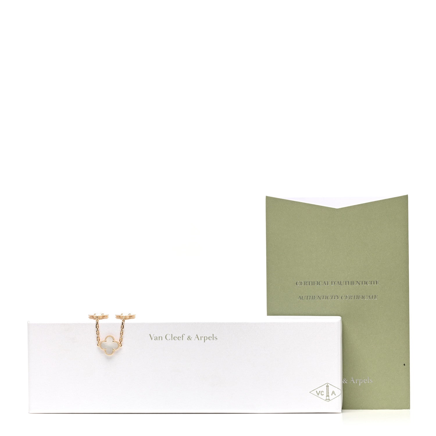 Van Cleef & Arpels 18K Yellow Gold Mother of Pearl 5 Motifs Vintage Alhambra Bracelet 5 of 5