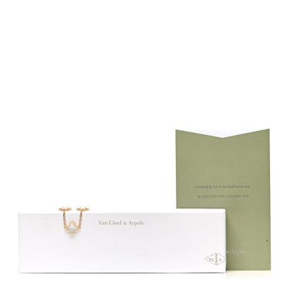 Van Cleef & Arpels 18K Yellow Gold Mother of Pearl 5 Motifs Vintage Alhambra Bracelet 5 of 5