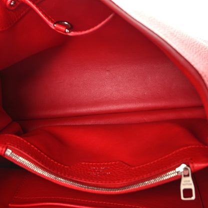 Louis Vuitton Taurillon Capucines PM Scarlet 5 of 8