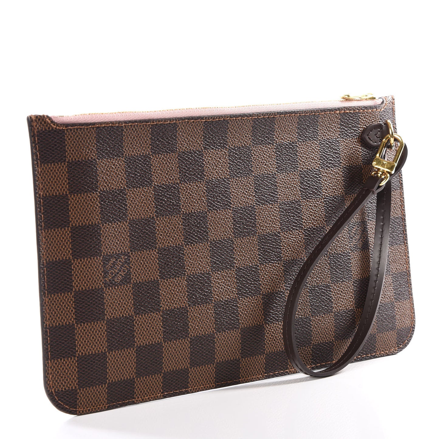Damier Ebene Neverfull MM GM Pochette Rose Ballerine
