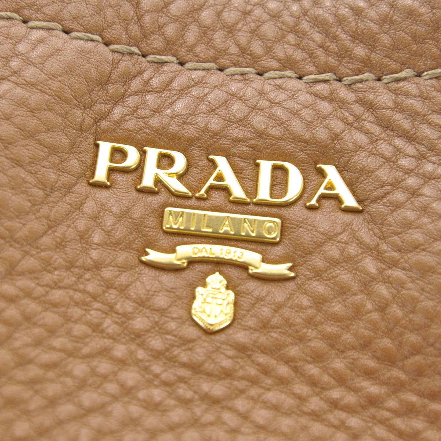 Prada Vitello Daino Tote Brandy 9 of 11