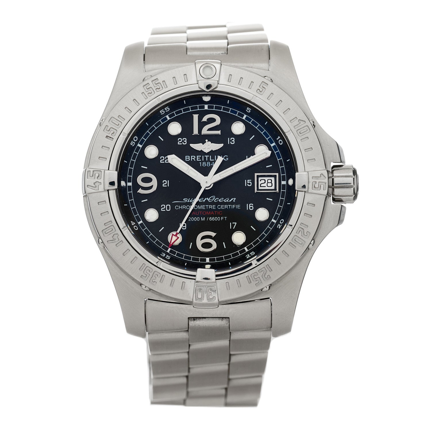 Breitling Stainless Steel 44mm Superocean Steelfish Automatic Watch Blue A17390 1 of 4