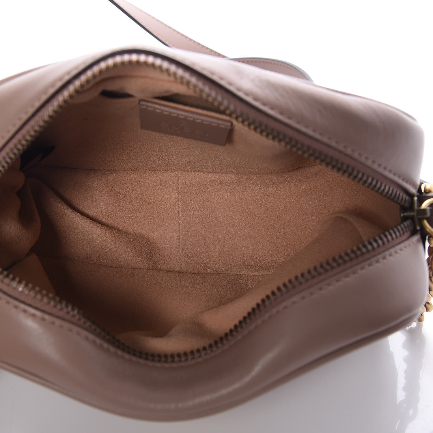 Gucci Calfskin Matelasse Mini GG Marmont Chain Shoulder Bag Nude 5 of 8