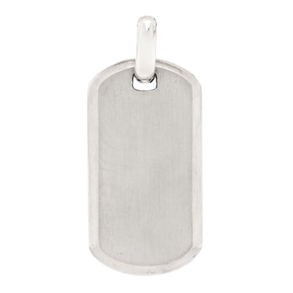 David Yurman Sterling Silver 35mm Chevron Tag Pendant 1 of 3