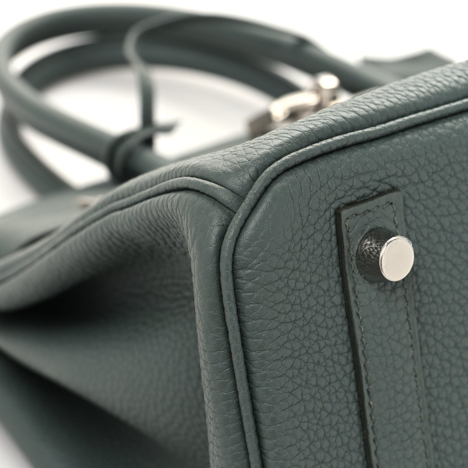 Hermes Togo Birkin 30 Vert Amande 9 of 13