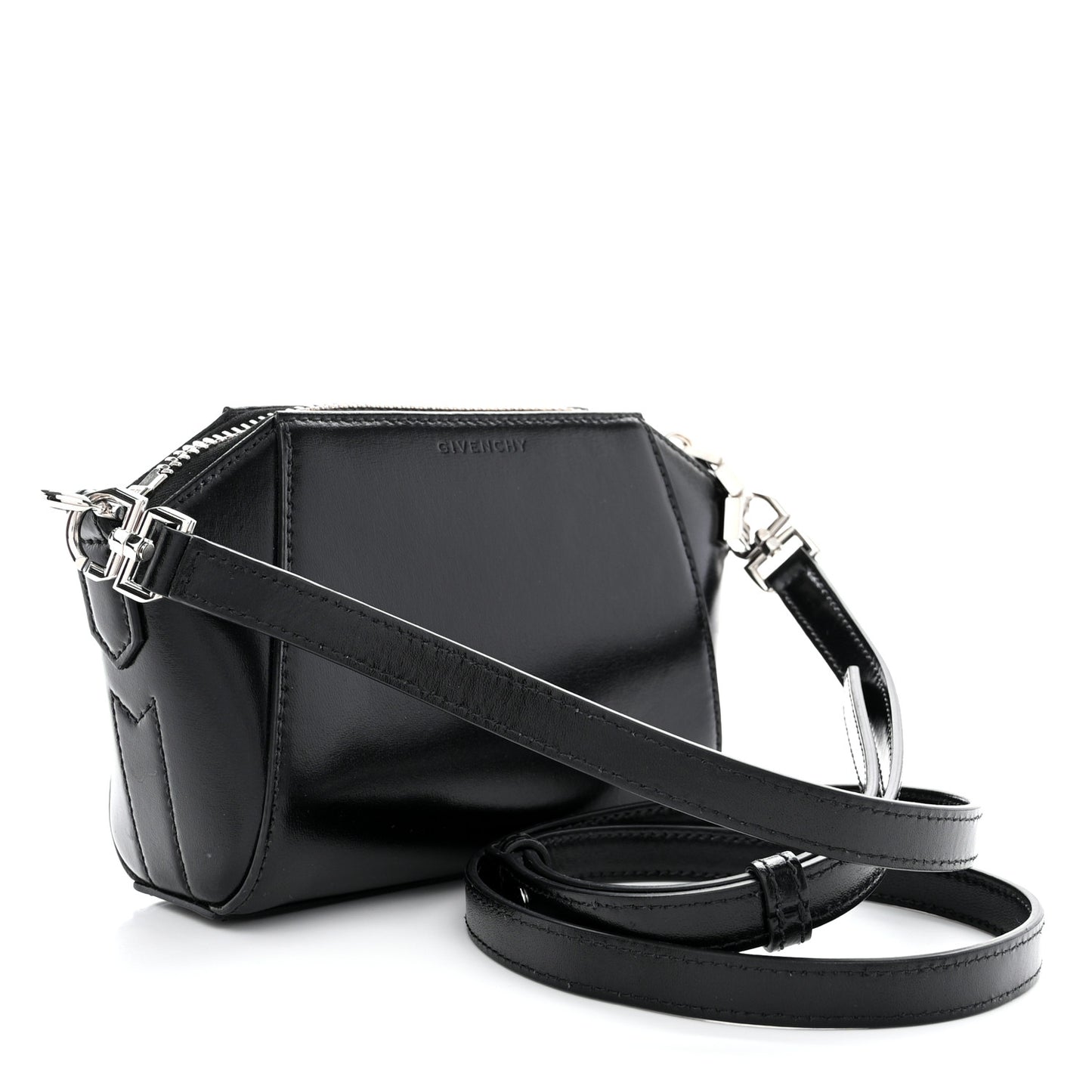 Smooth Calfskin Nano Antigona Black