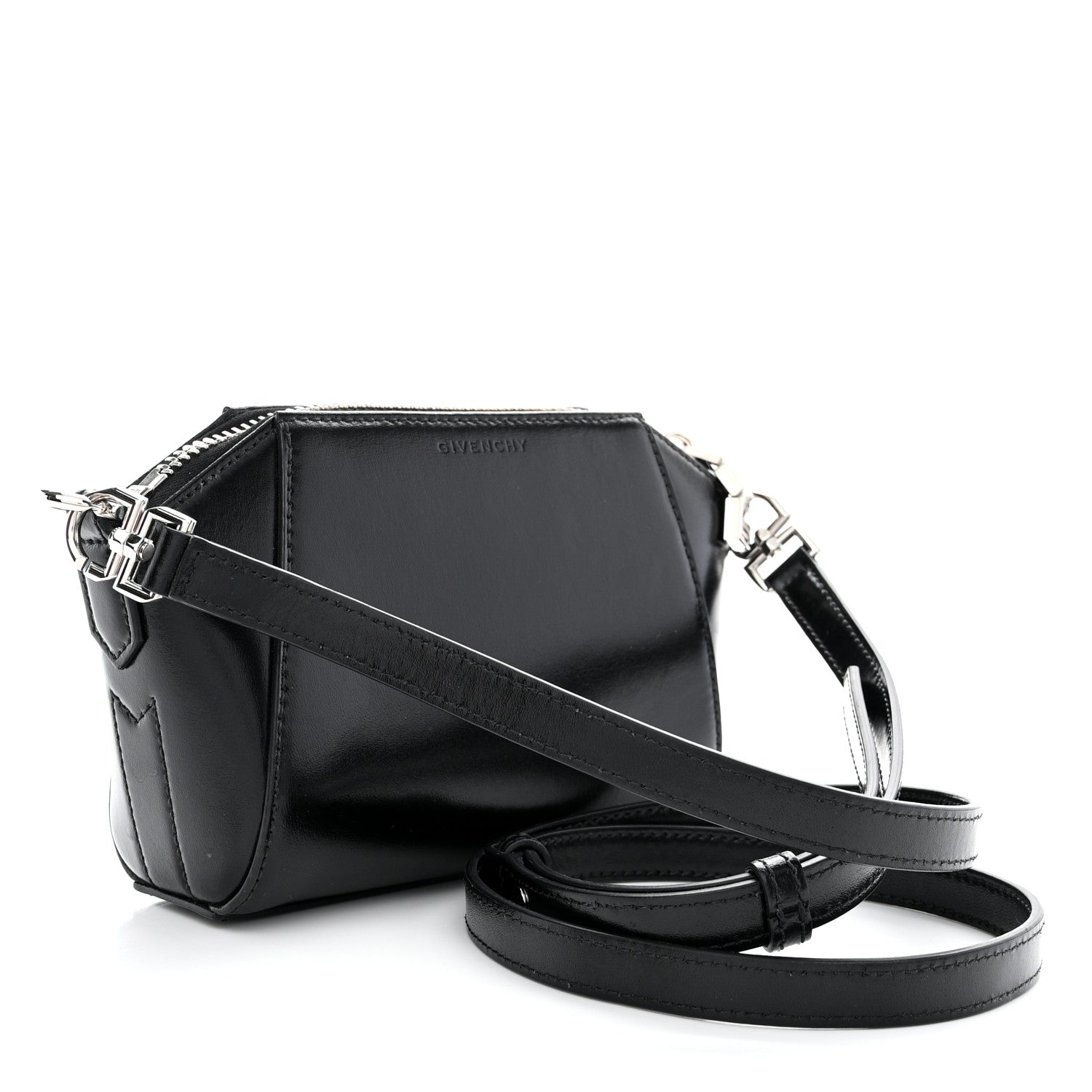 Givenchy Smooth Calfskin Nano Antigona Black 3 of 10