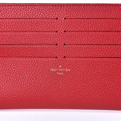 Louis Vuitton Calfskin Felicie Card Holder Insert Cherry 5 of 5