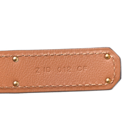Hermes Epsom Kelly Belt White 4 of 6