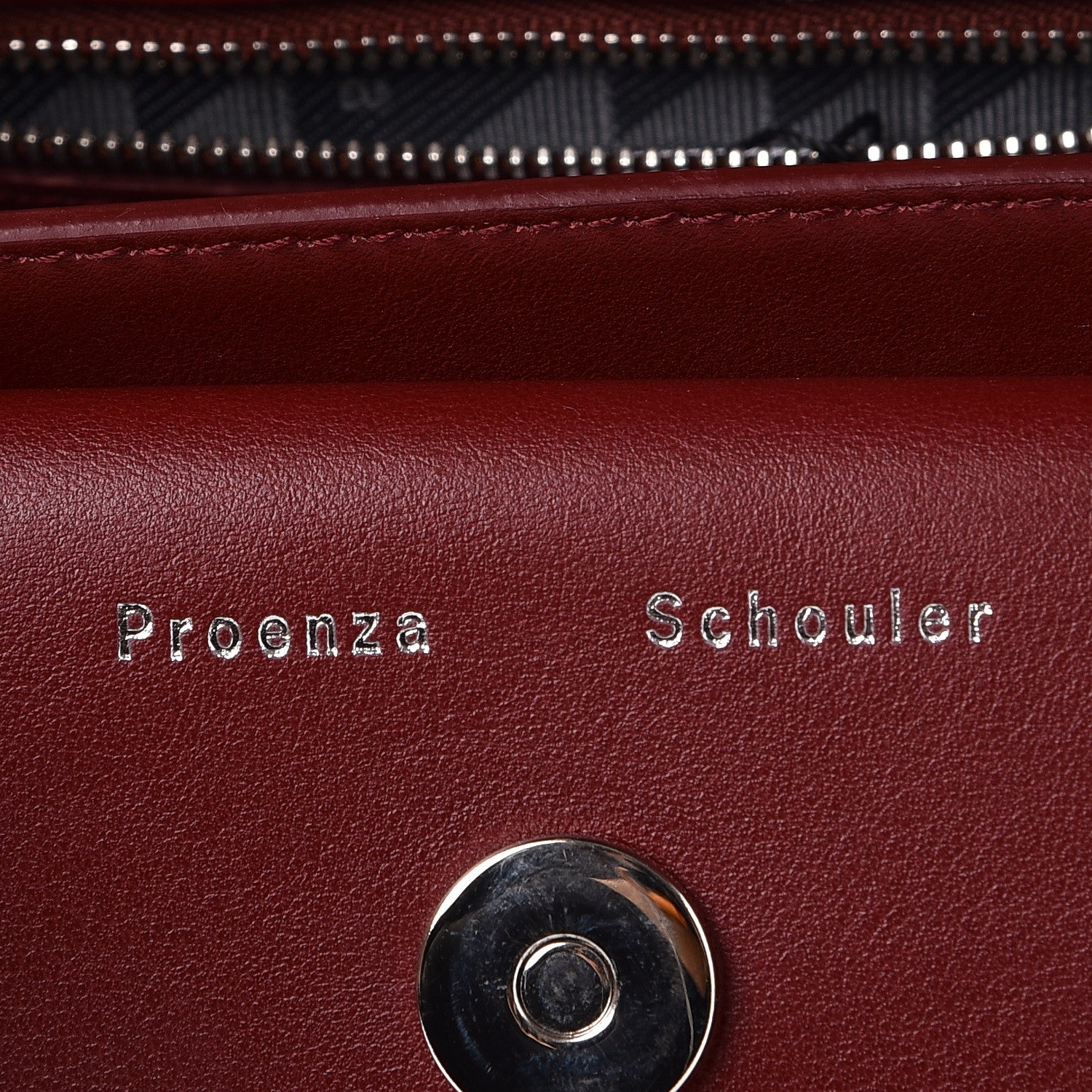 Proenza Schouler Smooth Calfskin Mini PS11 Classic Shoulder Bag Garnet 6 of 12