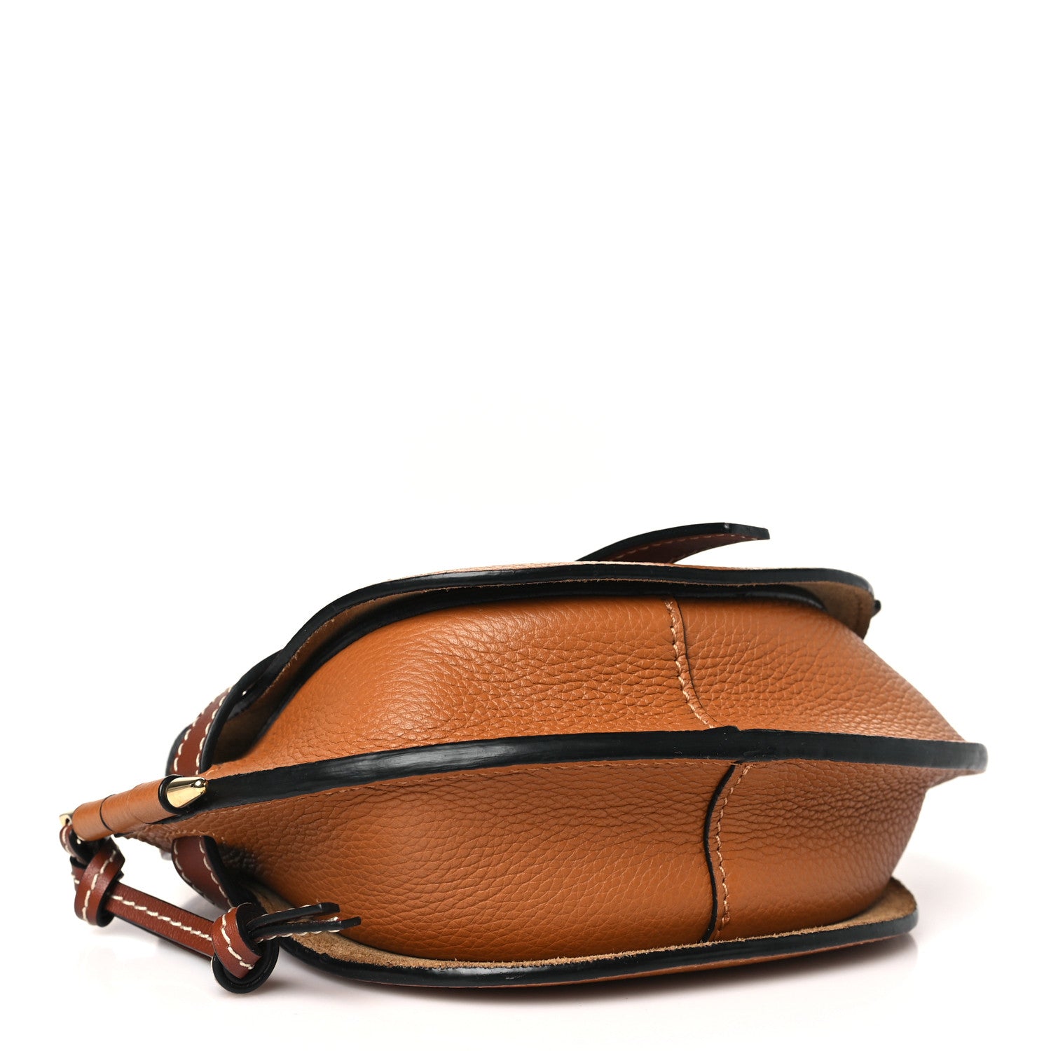 Loewe Grained Calfskin Mini Gate Crossbody Bag Caramel Pecan 4 of 10