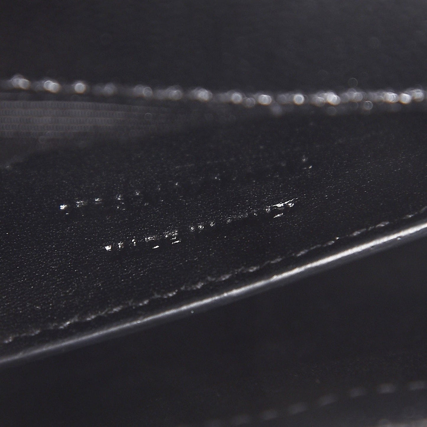 Grain De Poudre Monogram Cassandre Clutch Black