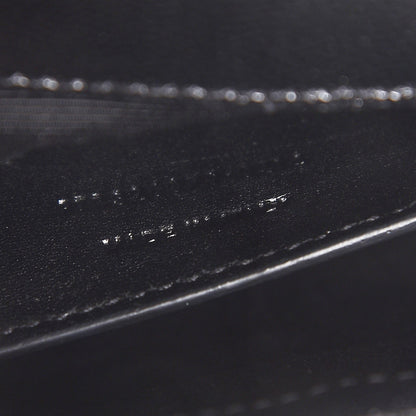 Saint Laurent Grain De Poudre Monogram Cassandre Clutch Black 7 of 7