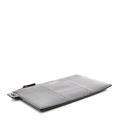 Saint Laurent SAINT LAURENT Snakeskin Pouch With Chain Black 4 of 8