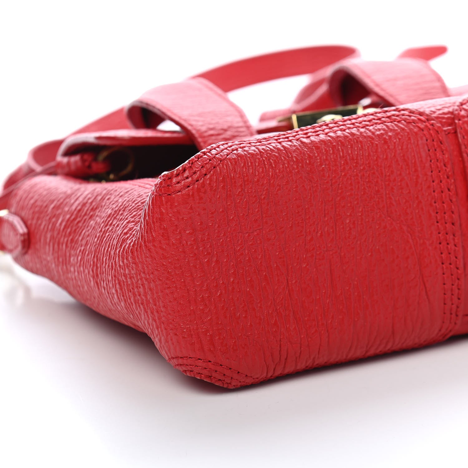 3.1 Phillip Lim Textured Calfskin Mini Pashli Satchel Red 7 of 8