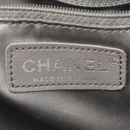 Chanel Vinyl Quilted Funny Tweed Tote Black 6 of 14