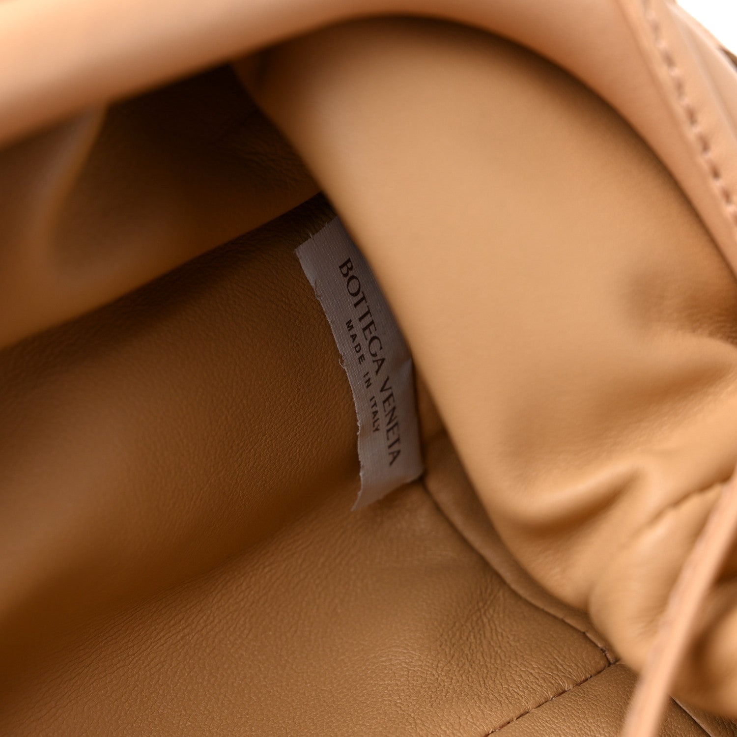 Bottega Veneta Nappa Intrecciato The Mini Pouch Almond 7 of 10