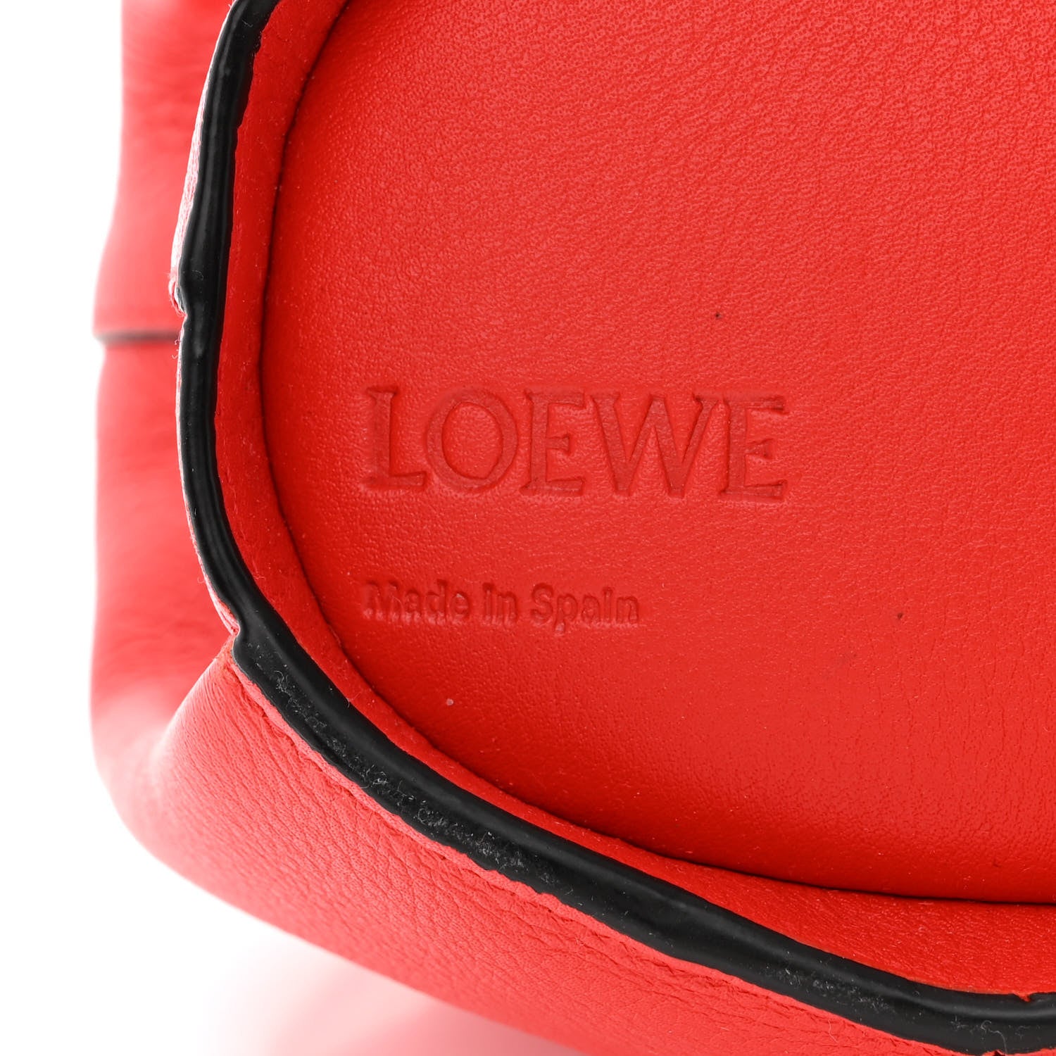 Loewe Calfskin Mini Elephant Crossbody Bag Scarlet Red 6 of 10