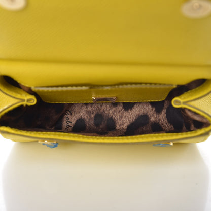 Dolce & Gabbana Dauphine Mini Miss Sicily Satchel Yellow 5 of 6