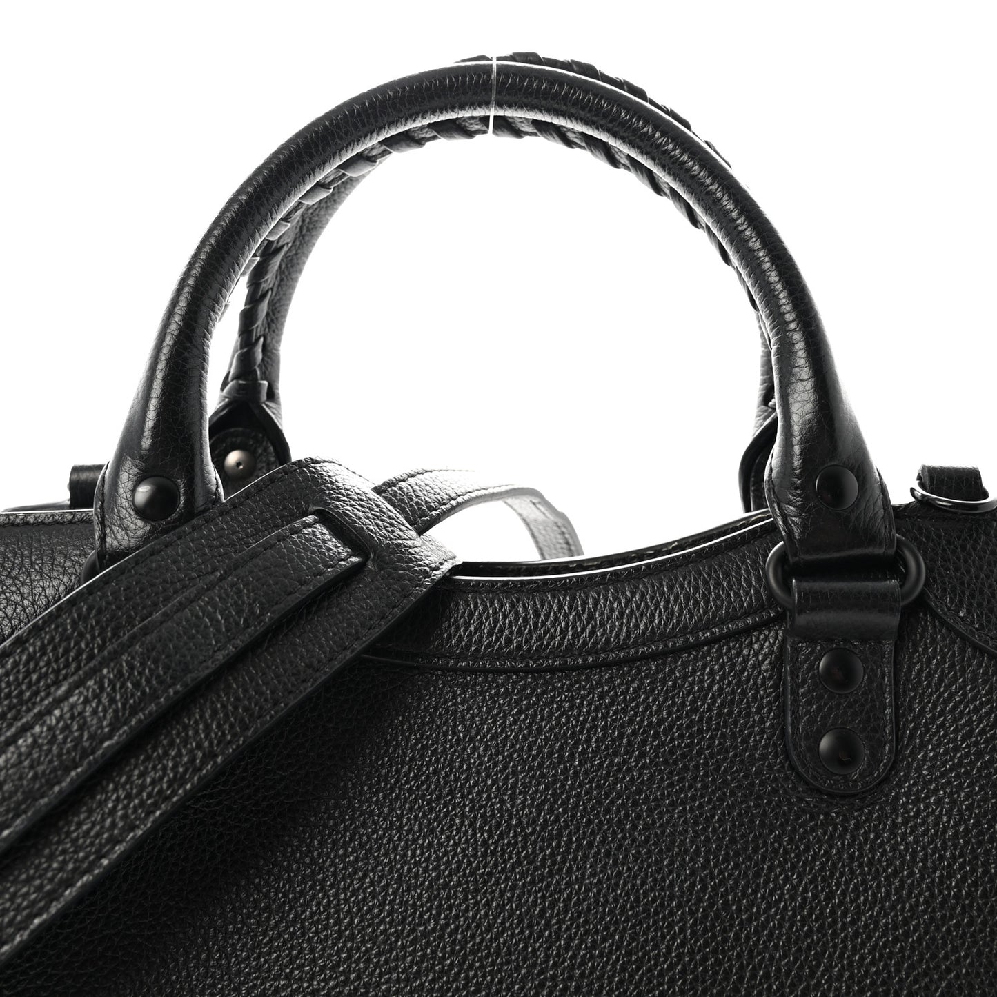 Grained Calfskin Neo Classic Black Hardware S City Black