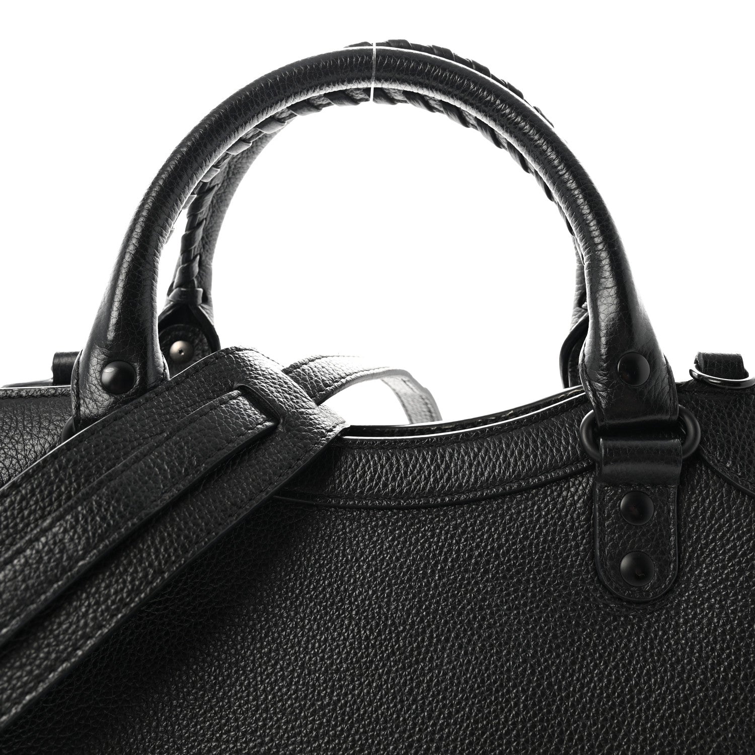 Balenciaga Grained Calfskin Neo Classic Black Hardware S City Black 7 of 9
