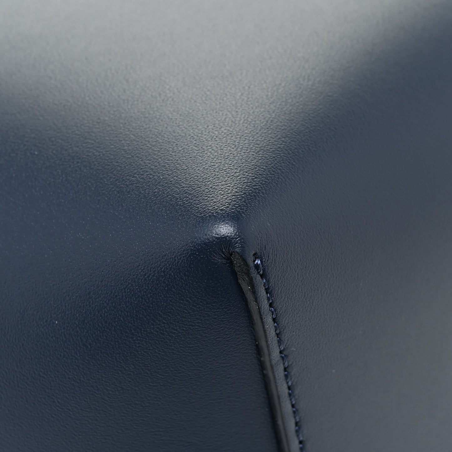 Calfskin Mini Bucket Bag Blue