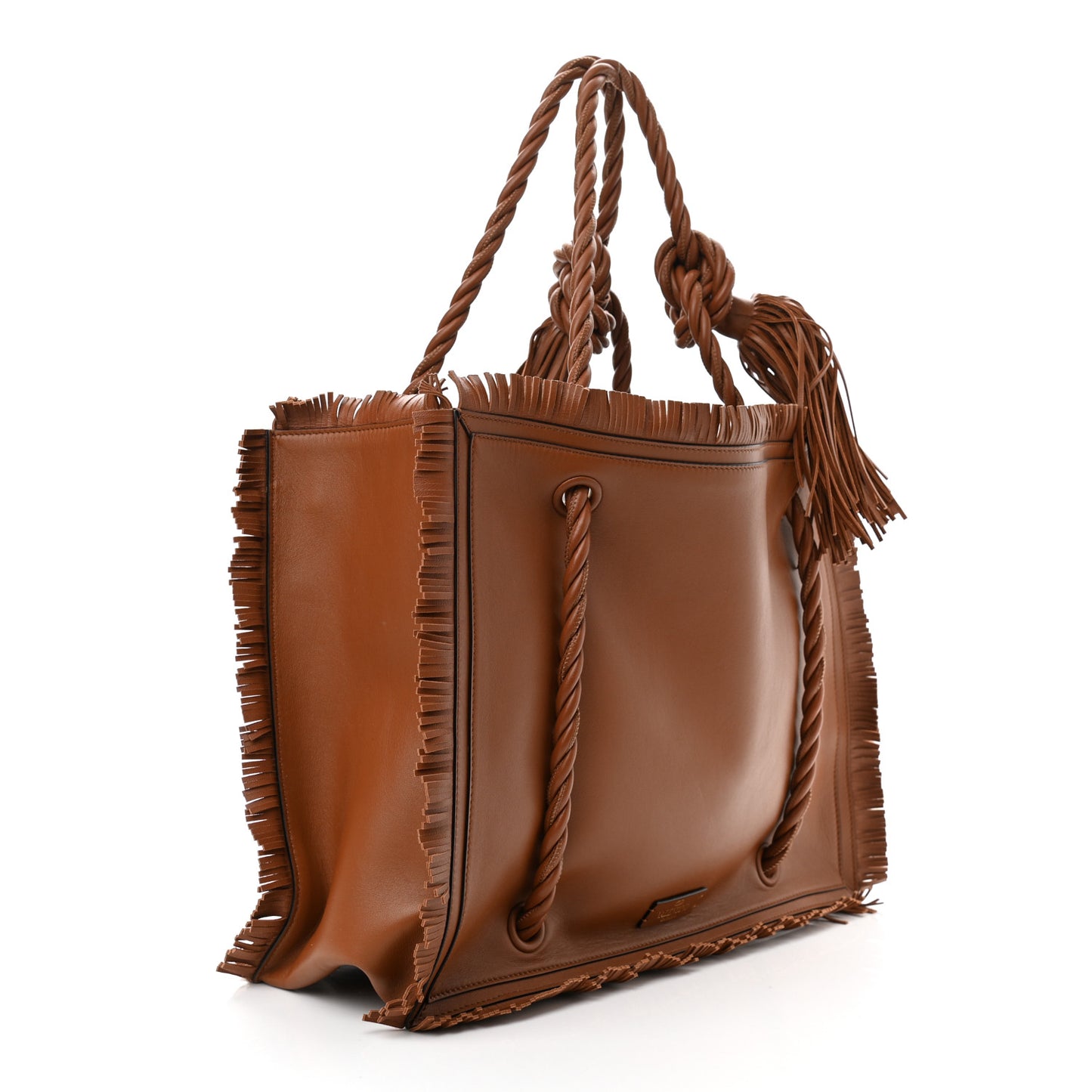 Calfskin The Rope Shopper Tan