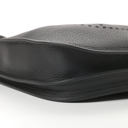 Hermes Taurillon Clemence Evelyne III PM Black 9 of 11