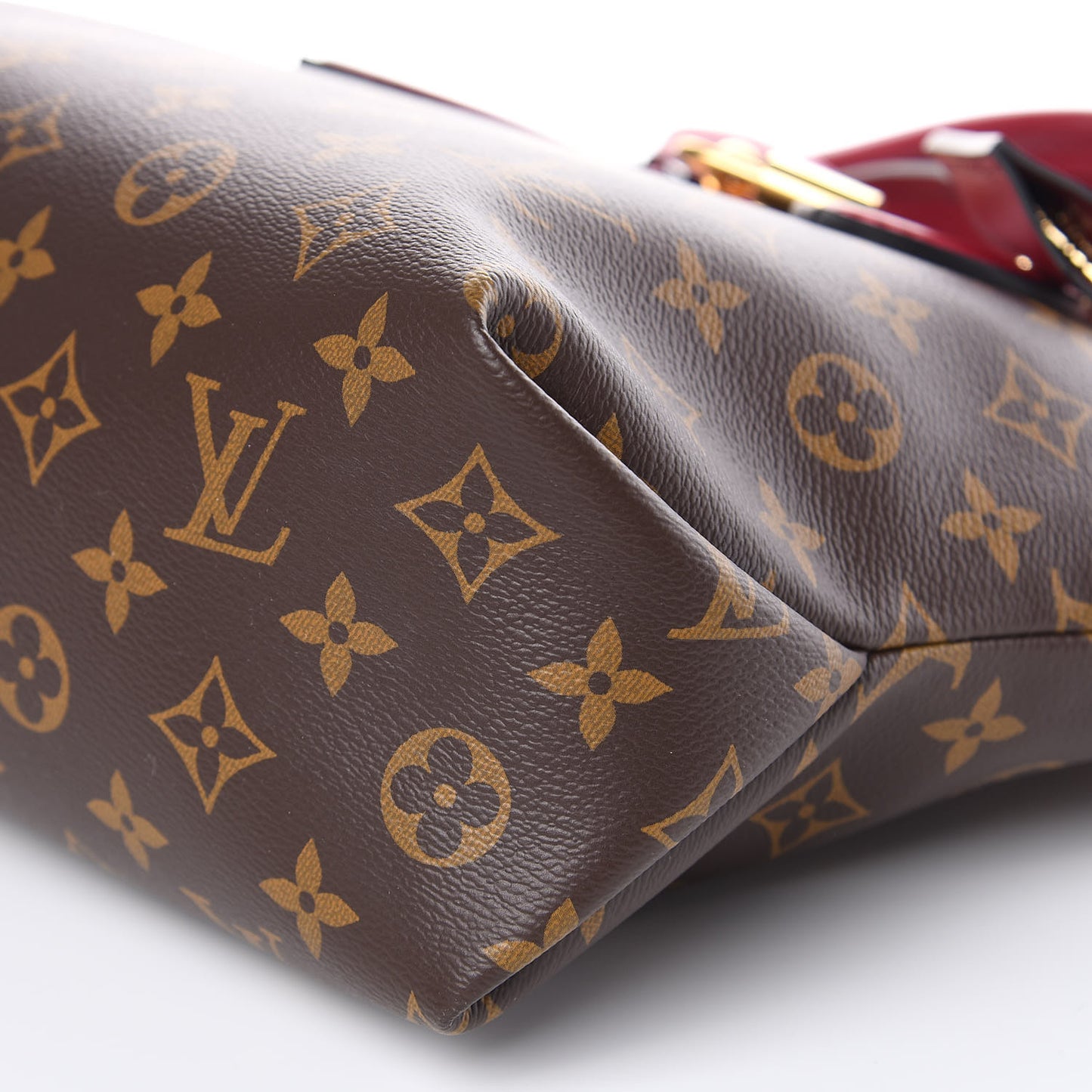 Monogram Flower Zipped Tote PM Lie de Vin