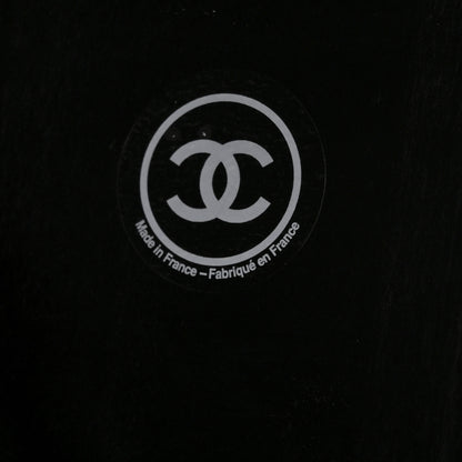 Chanel Lacquered Wood Logo Mini Cruiser Skateboard Black 4 of 6