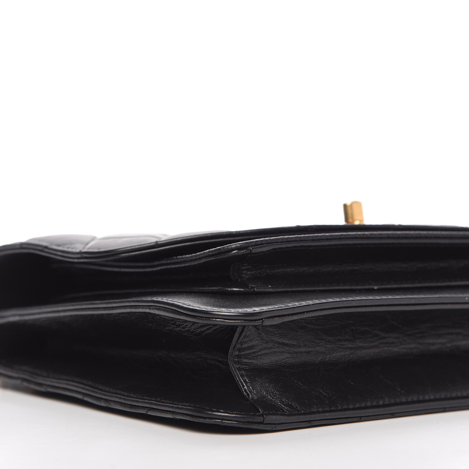 Chanel Calfskin Caviar Quilted Chain Handle Flap Black 6 of 10